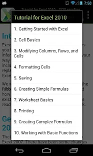 GCF Excel 2010 Tutorial