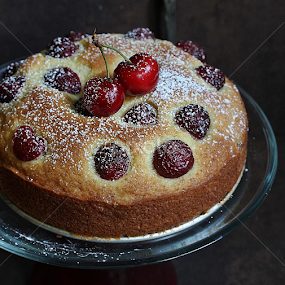 Cherry Cake by Vrinda Mahesh - Food & Drink Candy & Dessert