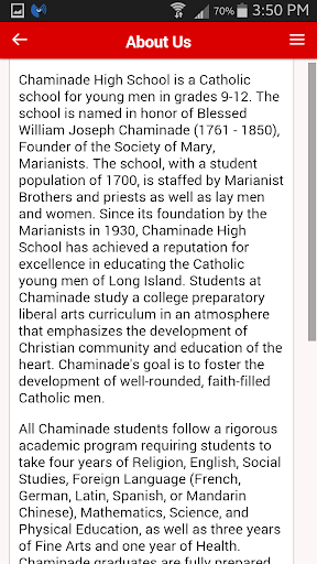 【免費教育App】Chaminade High School-APP點子