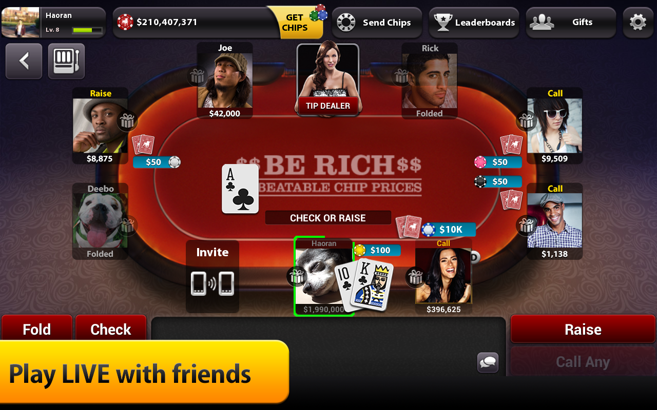 zynga poker modded apk