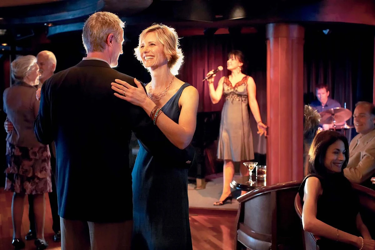 Bayou-Cafe-Steakhouse-Princess - Unwind after hours at the Bayou Cafe and Steakhouse, offering live jazz, drinks and dancing on your Princess cruise. You'll also find Cajun- and Creole-influenced dishes such as peel-and-eat shrimp, gumbos and jambalaya.  