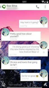 EvolveSMS Theme - Android Wear - screenshot thumbnail