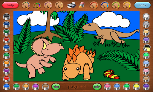 Coloring Book 21 Lite: Dinos