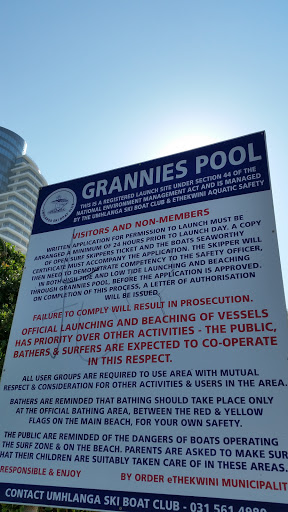 Grannies Pool Sign