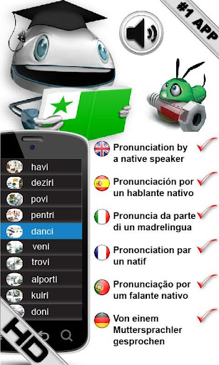 Esperanto Verbs HD LearnBots
