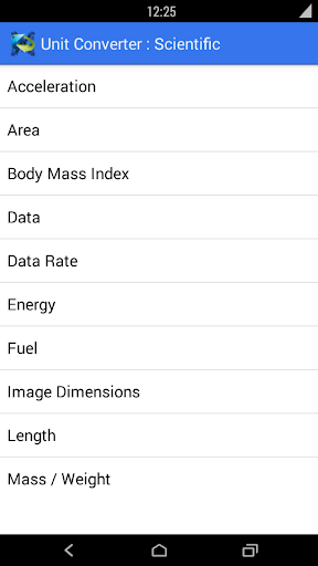 Unit Converter : Scientific