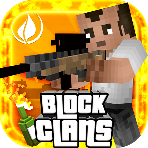 Block Clans -Survival Pixel PE LOGO-APP點子