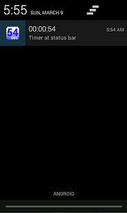 Timer at status bar Screenshots 2
