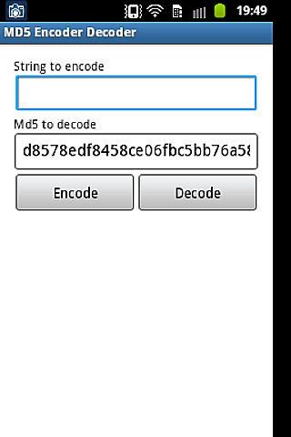 MD5 Encoder Decoder