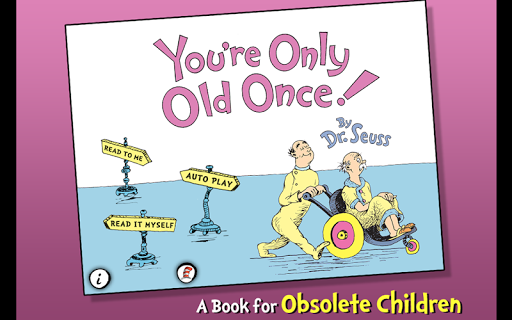 【免費書籍App】You're Only Old Once!-APP點子