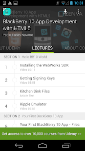 BlackBerry App Development - screenshot thumbnail