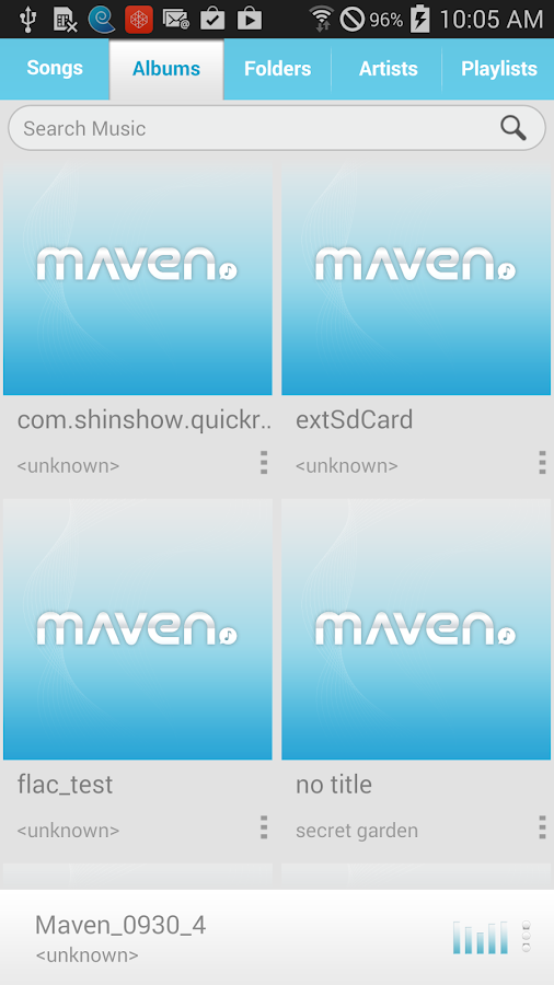 MAVEN Music Player (Pro) - screenshot