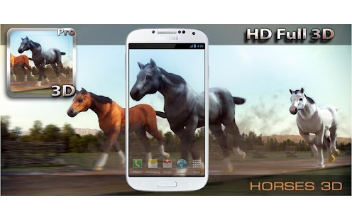 Horses 3D Live Wallpaper