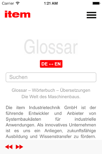 【免費教育App】Das Glossar Maschinenbau-APP點子