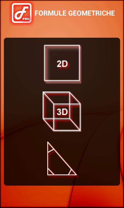 Android application Geometric Formulas Pro screenshort
