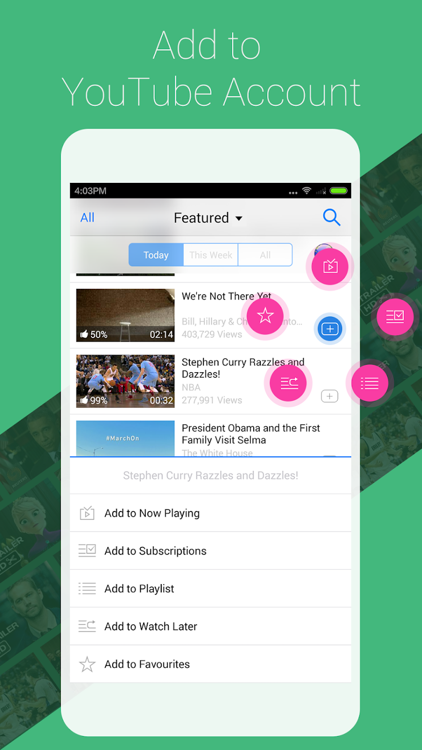 MyTube YouTube Playlist Maker Screen 1