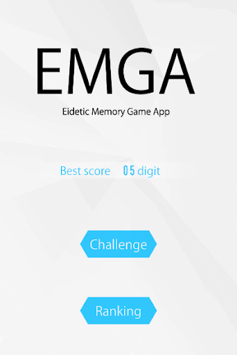 Eidetic memory Game 'EMGA'