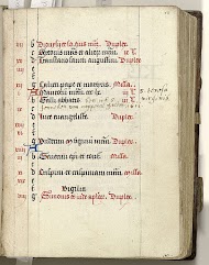 Psalter en brevier (gedeeltes) in het Latijn