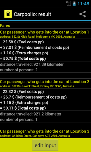 【免費交通運輸App】Carpoolio Calculator-APP點子