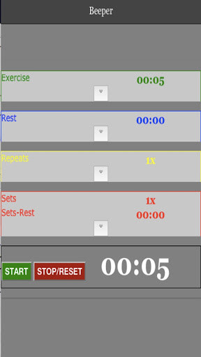 Beeper HIIT Interval Timer