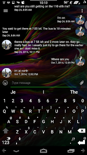 Lastest EvolveSMS Transparent Green APK for Android