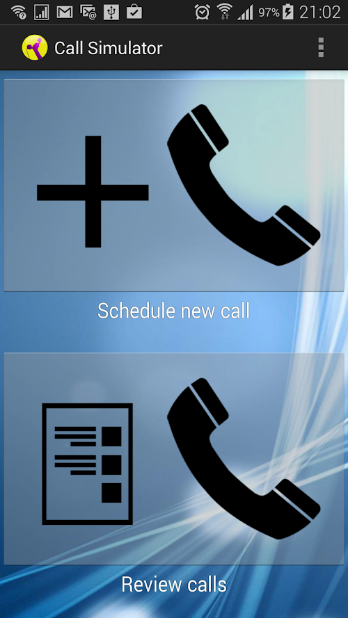 Android application Prank Call Simulator PRO screenshort
