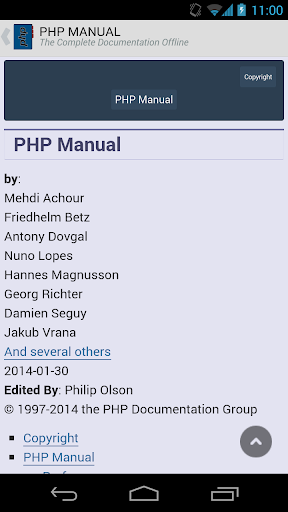 【免費書籍App】PHP Manual Offline-APP點子