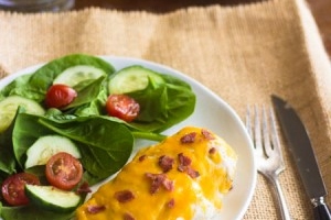 Ranch Baked Greek Yogurt Chicken with Cheese