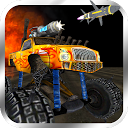 Crazy Monster Truck Fighter mobile app icon