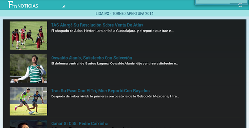 【免費運動App】Futbol Mexicano Tablet-APP點子