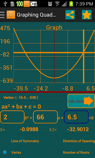 Graphing Quadratic