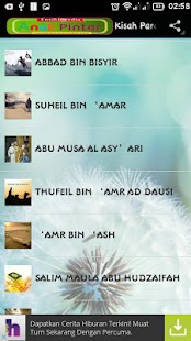 Kisah Para Sahabat RASULULLAH Screenshots 1
