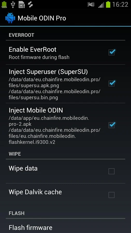 [root] Mobile ODIN Pro - screenshot
