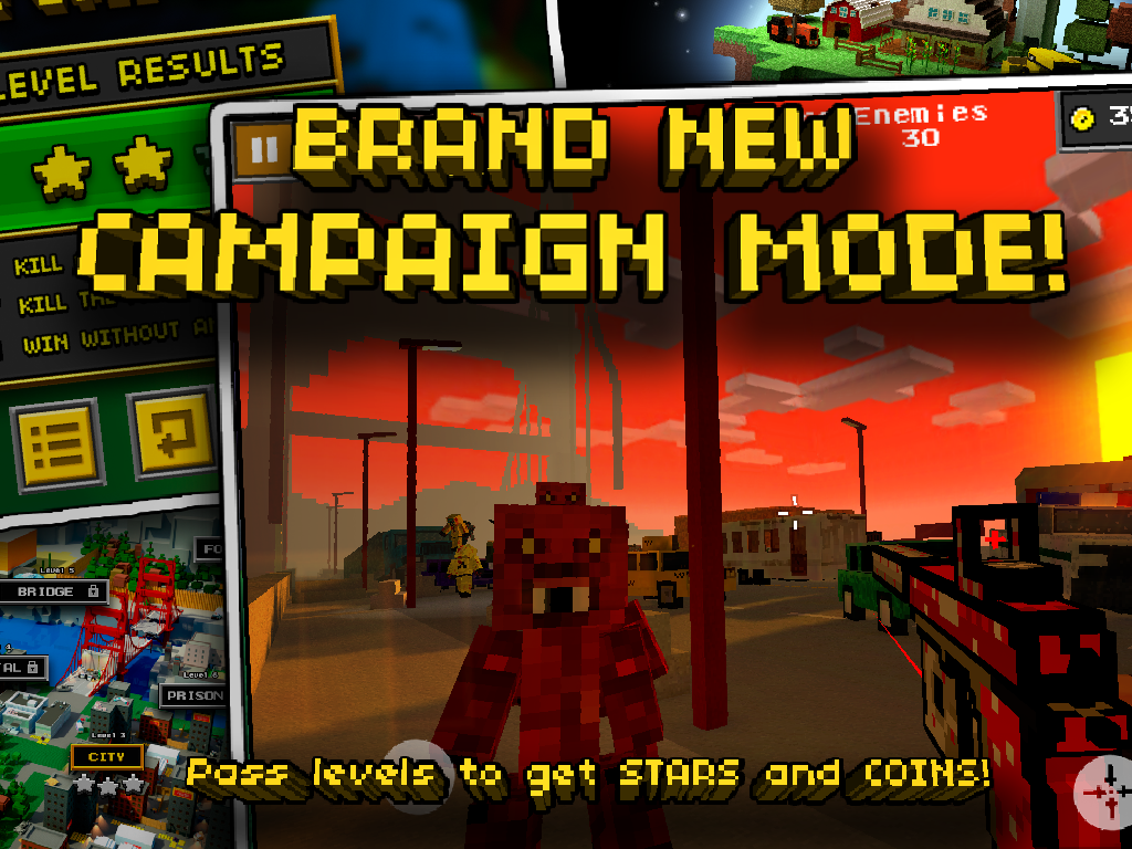Pixel Gun 3D PRO Minecraft Ed. - screenshot