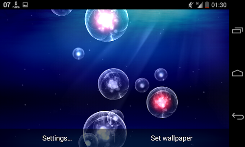 Android application Deepsea livewallpaper screenshort