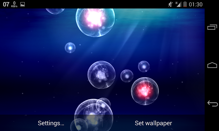 Deepsea livewallpaper Screen 1