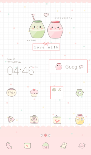 love milk dodol theme