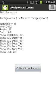 IARU HF Championship Summary screenshot