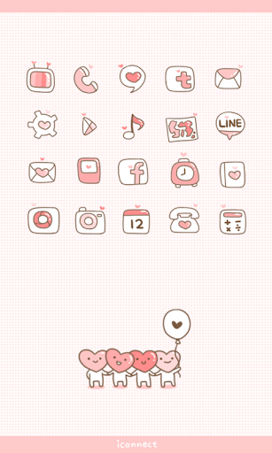 LOVE Pink icon theme