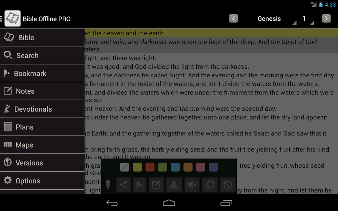 Bible Offline PRO - screenshot