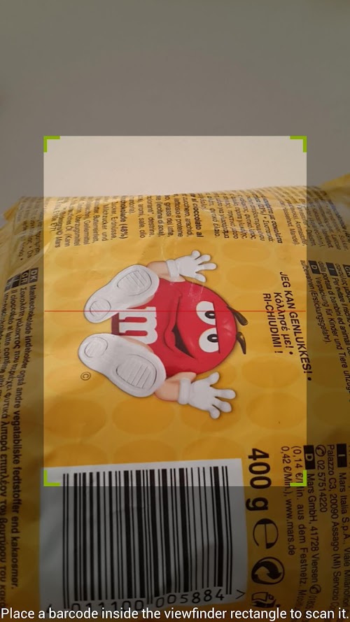 Android application QR Barcode Scanner screenshort