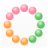 Color Circle Puzzle mobile app icon