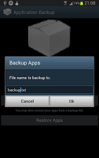 How to mod Application Backup lastet apk for pc
