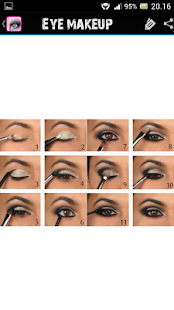 Eye Makeup Guide Step by Step Screenshots 1