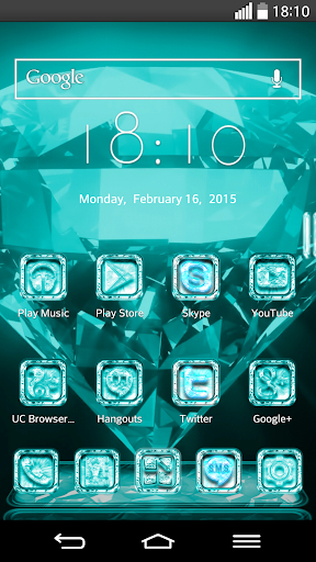 Next Launcher Theme CrystalC