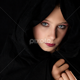 Draped in Black by Michel Filion -  