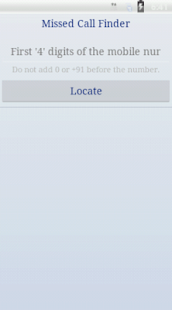 Free Missed Call Finder-Locator APK for Android