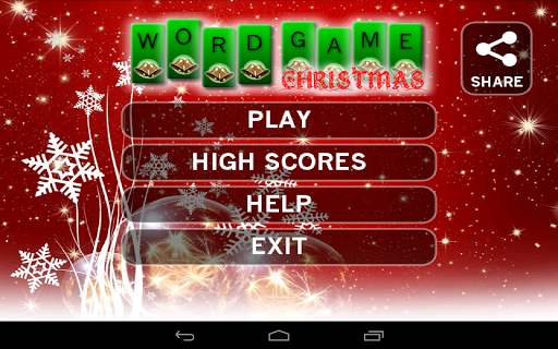 Word Game Christmas