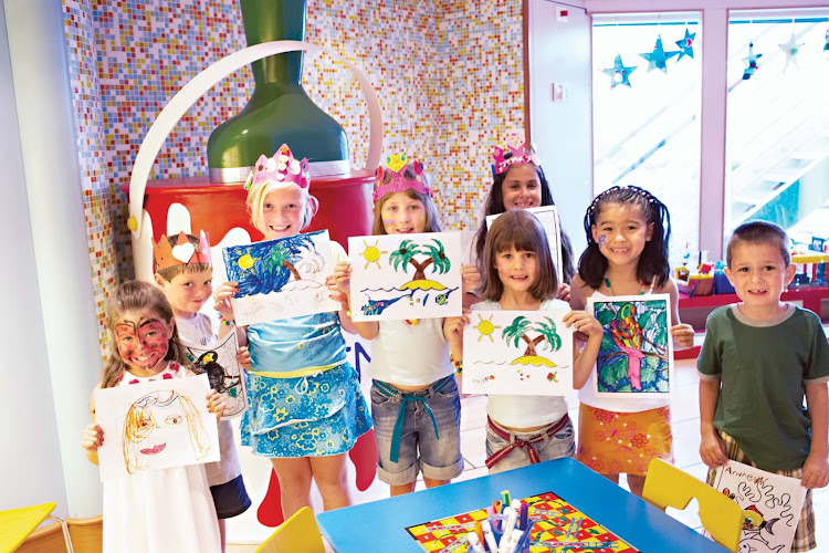 Bringing your little one on board? The Youth Center aboard your Princess ship offers a venue full of activities, including drawing and face painting.