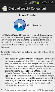 Diet and Weight Advisor Screenshots 0